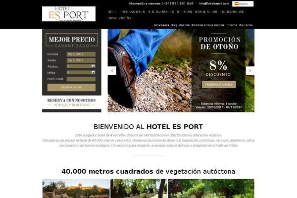 hotelesport.com site used Hotelesport