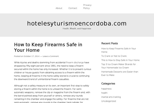 WordPress website example screenshot
