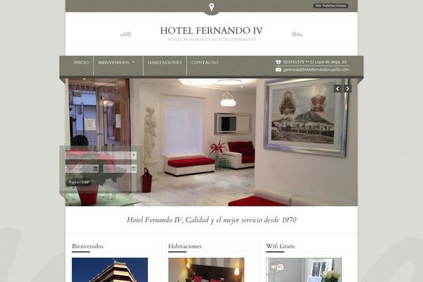 hotelfernandocuarto.com site used Nice Hotel