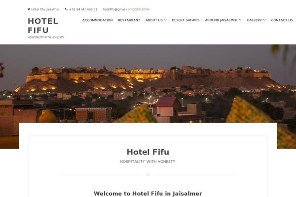 Site using Tp-hotel-booking plugin