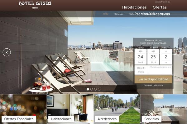 hotelgaudibarcelona.com site used Hotel-gaudi