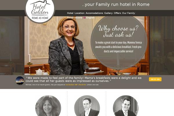 hotelgoldenrome.com site used Hotelgoldenrome