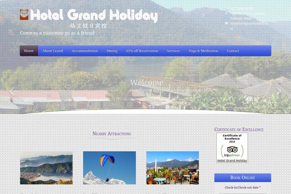 hotelgrandholiday.com site used Grandholiday