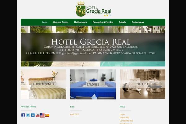hotelgreciareal.com site used Reception