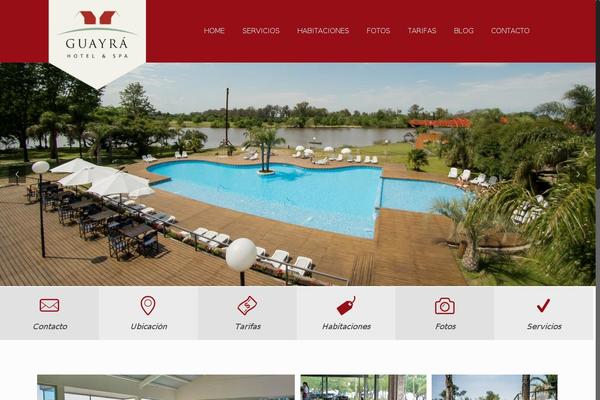 hotelguayra.com.ar site used Guayra-2016