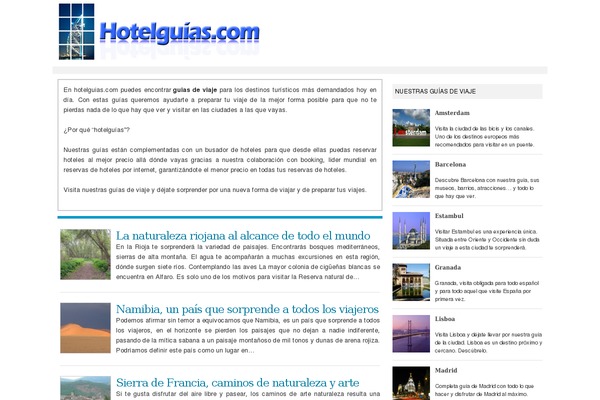 hotelguias.com site used Hoteles