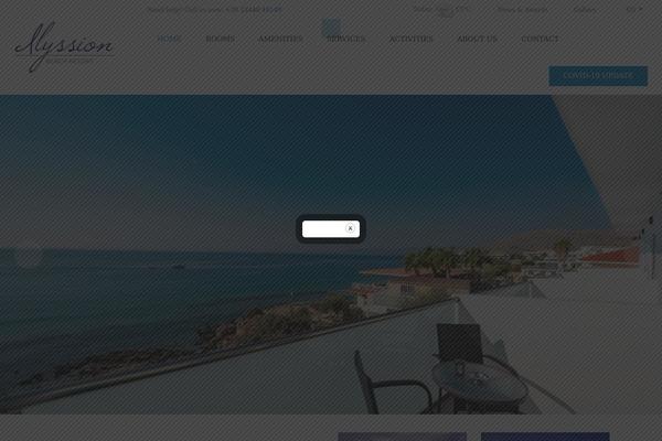 Hotel-wp theme site design template sample