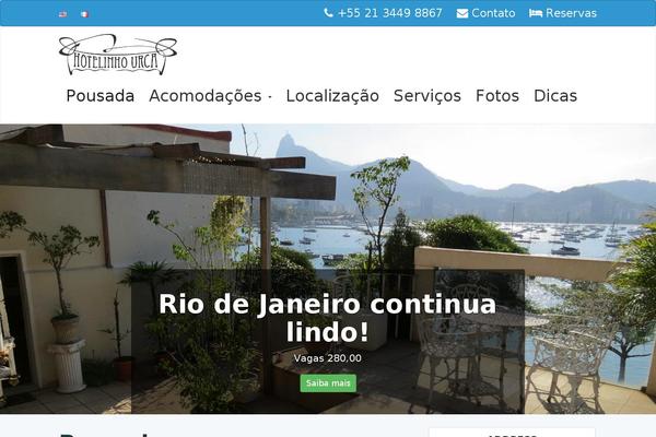 hotelinho.com site used Bootstrapsg
