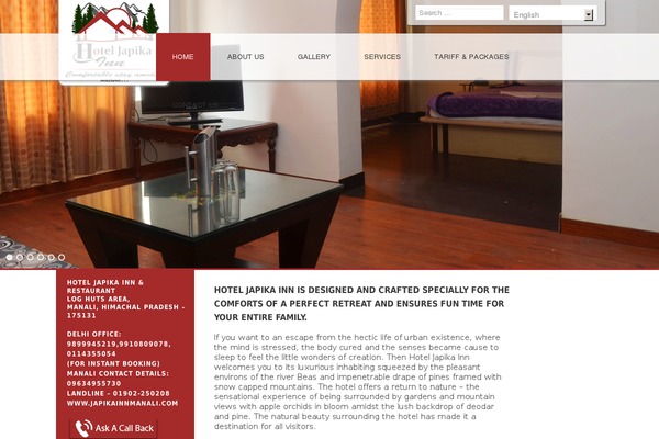 WordPress website example screenshot