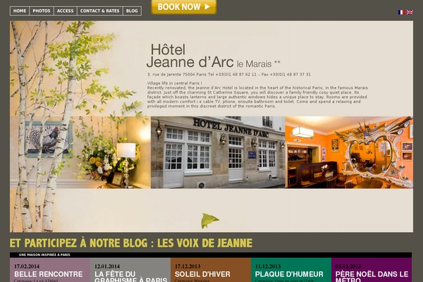 hoteljeannedarc.com site used Hoteljeannedarc