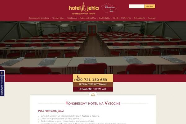 hoteljehla.cz site used Elegantce-theme