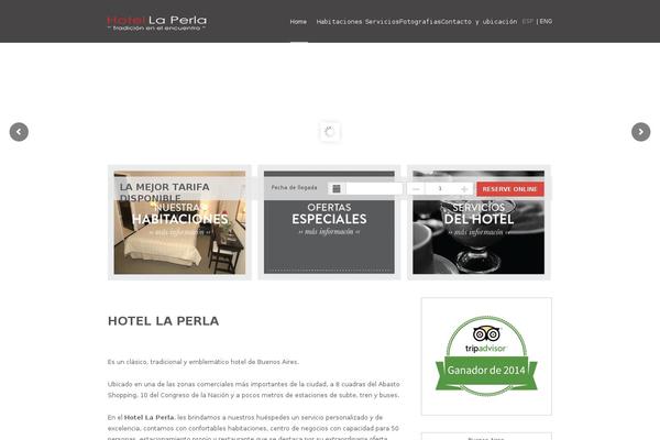 hotellaperla.com.ar site used Directorhoteles