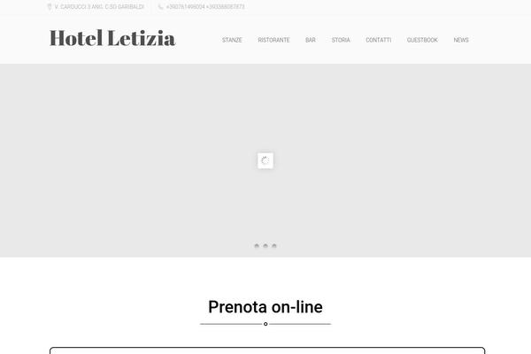 Hotelia theme site design template sample
