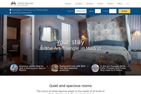 hotelmadridagumar.com site used Hotel-madrid-agumar-2018