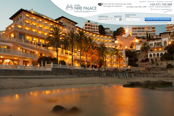 hotelmallorcanixepalace.com site used Nixe-palace-2018