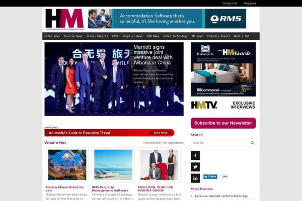 hotelmanagement.com.au site used Newspack-theme