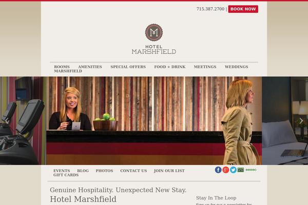 hotelmarshfield.com site used Hotelmarshfield