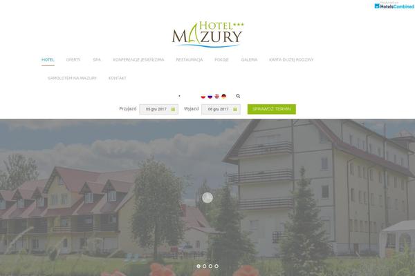 hotelmazury.pl site used Hotelmazury