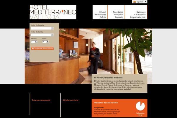 hotelmediterraneovalencia.com site used Hotmed