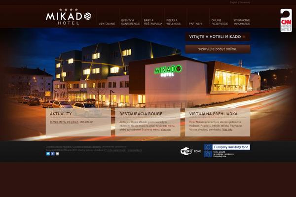 hotelmikado.sk site used Mikado