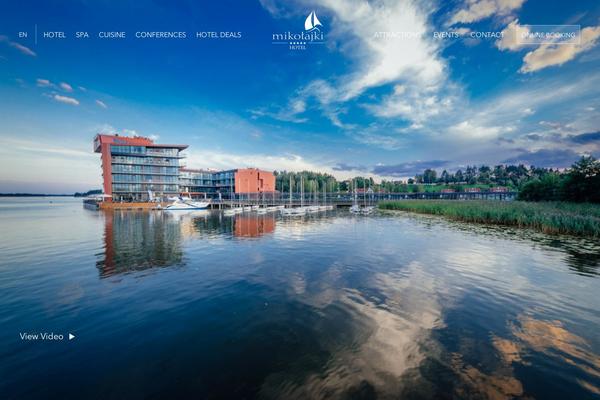 hotelmikolajki.pl site used Mikolajki