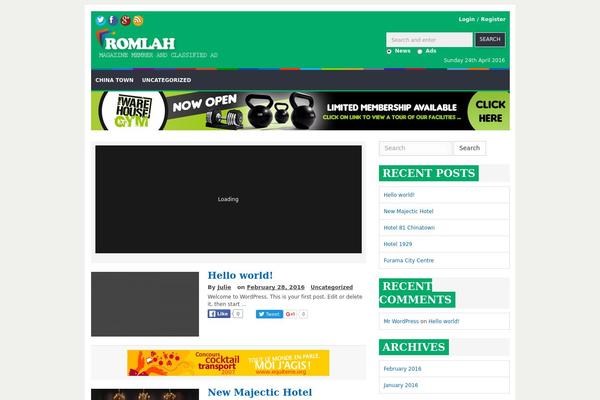 hotelmurahsingapura.com site used Romlah