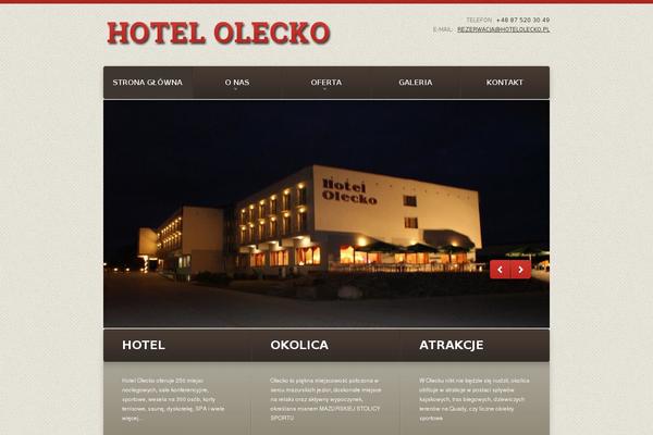 hotelolecko.pl site used Theme1801