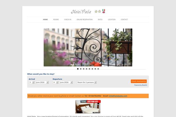Twenty Twelve theme site design template sample