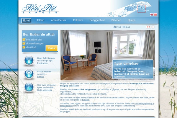 hotelpetit.dk site used Gilleleje