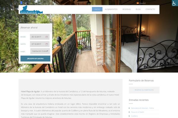 Hoteliour theme site design template sample