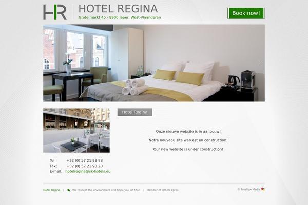 hotelregina.be site used Hotelregina