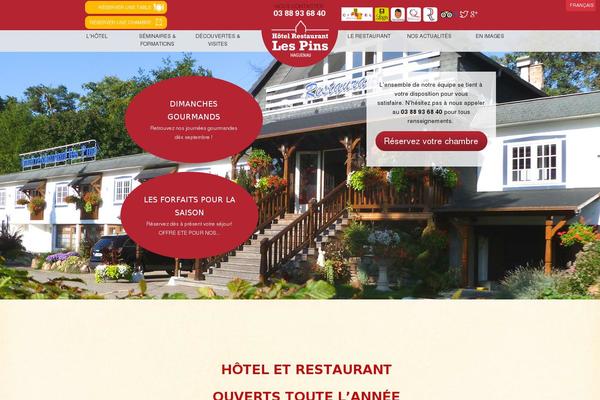 hotelrestaurantlespinshaguenau.com site used Lespins