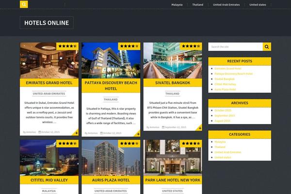 Cocoon-child-master theme site design template sample