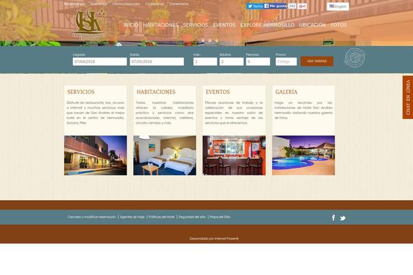 hotelsanandreshermosillo.com site used Univisit