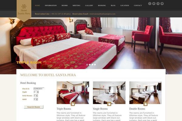 hotelsantapera.com site used Hotelsantapera