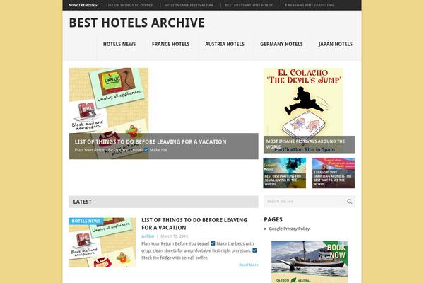 Point theme site design template sample