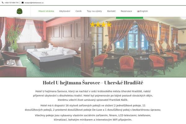 hotelsarovec.cz site used Starhotel