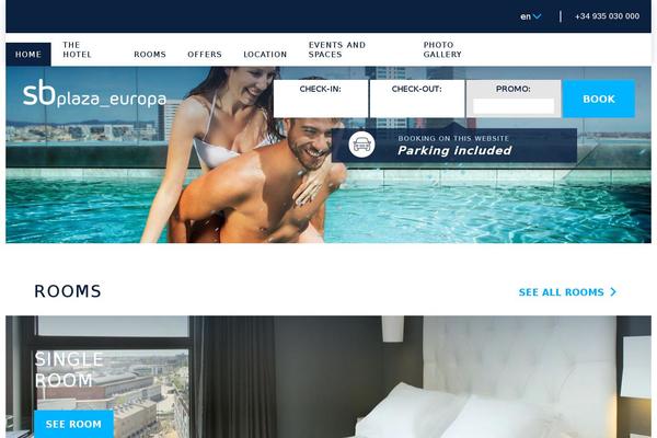 hotelsbplazaeuropa.com site used Hotel-sb-plaza-europa-2017