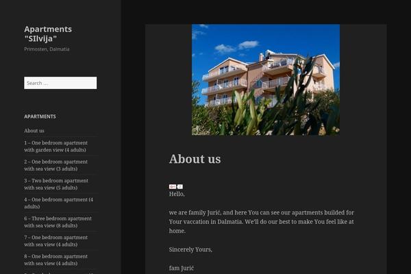 Twenty Fifteen theme site design template sample