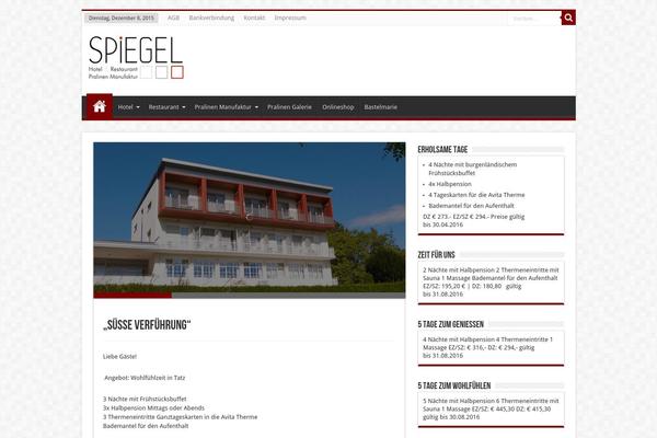 Sahifa theme site design template sample
