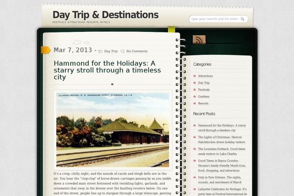 WordPress website example screenshot