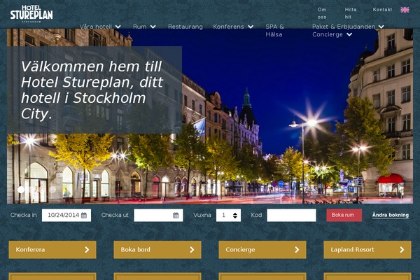 hotelstureplan.se site used Hotelstureplan