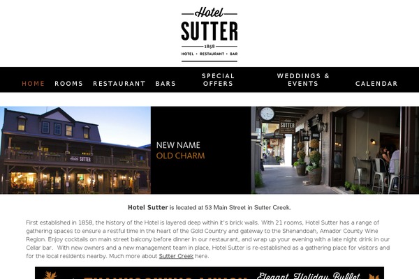 hotelsutter.com site used Techdesignstudios