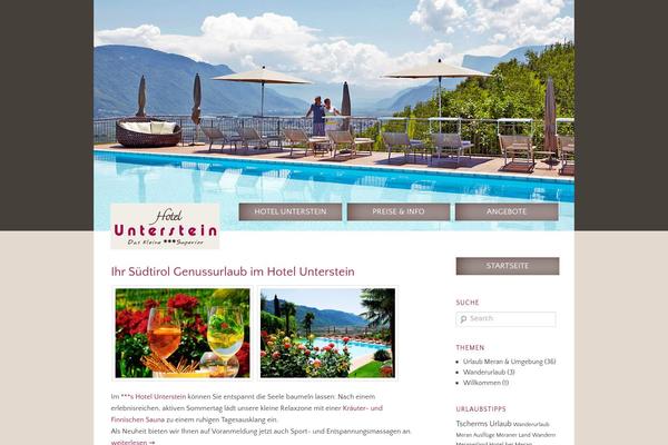 hotelunterstein.com site used Aries-creative