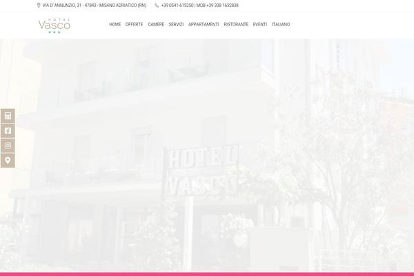 Hotelia theme site design template sample