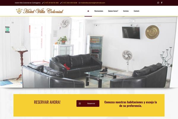 hotelvillacolonial.com site used Betheme-500