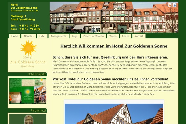 WordPress website example screenshot