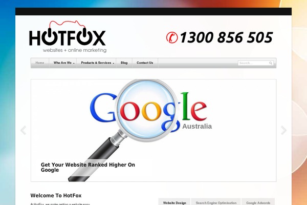 hotfox.com.au site used Dt-konstruktor
