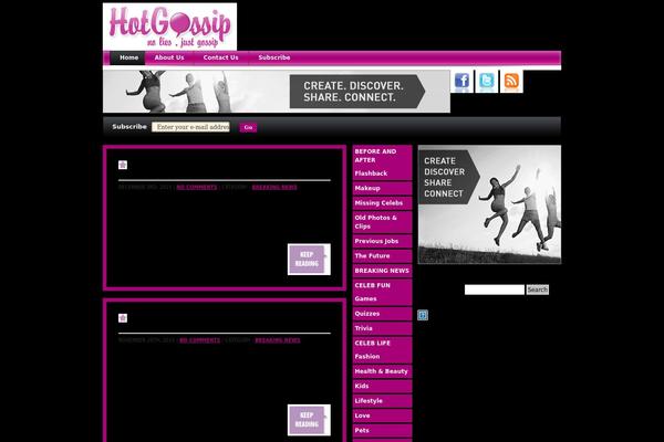 hotgossip.com site used Vanity