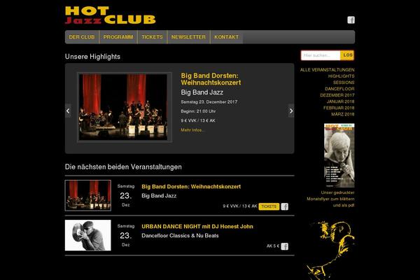 hotjazzclub.de site used Theater